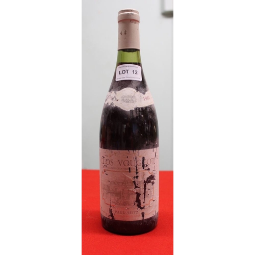 12 - Clos de Vougeot, Paul Reitz 1984 1 bottle