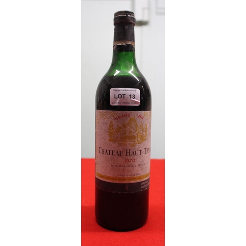 13 - Chateau Haut Tayac Margaux 1970 1 bottle