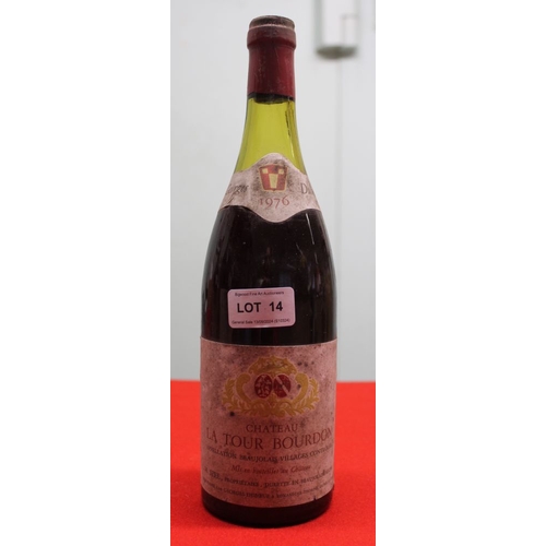 14 - Chateau La Tour Bourdon 1976 1 bottle