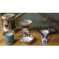 A selection of 19th century porcelain, to include; 3 pieces of 