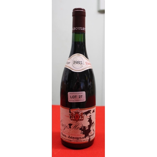 27 - Crozes Hermitage P Jaboulet 1985 1 bottle