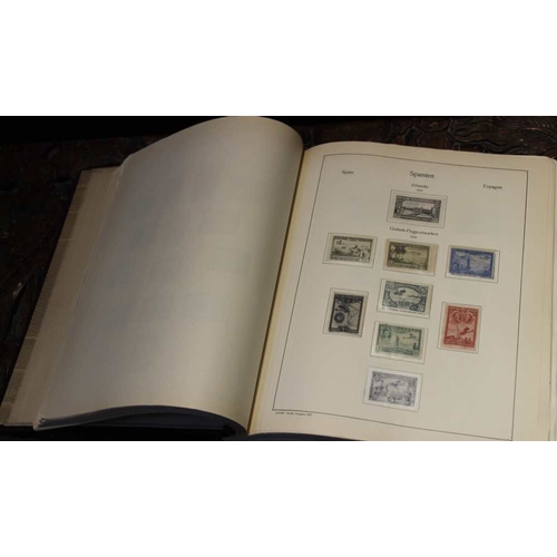 Large & valuable printed album for Spain, good number of stamps