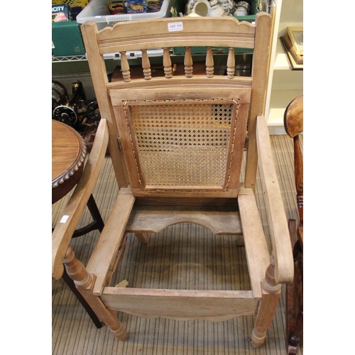 137 - Pine commode chair