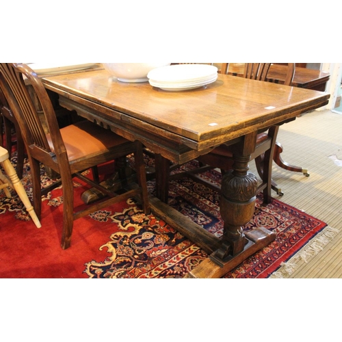 156 - A 19th century rectangular drawer leaf table
122cm x 75.5cm x 76cm high un-extended