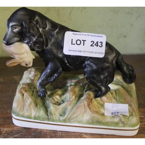 243 - Royal Worcester, a bone china Cocker Spaniel, modelled by Doris Lindner