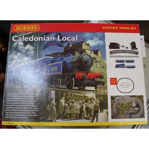 247 - A Hornby 00 train set, Caledonian Local, in original box