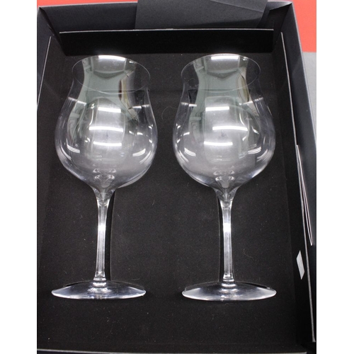 385 - Large Waterford Crystal Burgundy Wine Elegance Collection glasses (brand new , boxed)