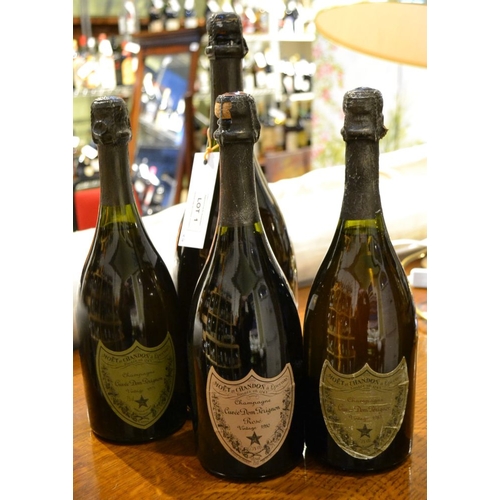 1 - Dom Perignon, 1973, 1 bottle
 Dom Perignon, 1983, 1 bottle
 Dom Perignon, Rose, 1980, 1 bottle (torn... 