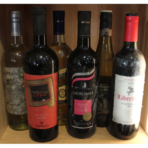 116 - Mixed lot containing three red & three white wines (6)