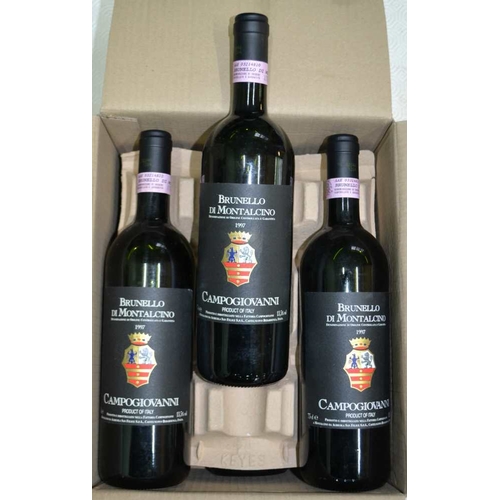 134 - Vendemmie Brunello de Montalcino 1997, 6 bottles