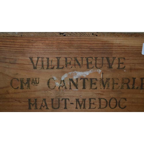 142 - Chateau Cantemerle Villeneuve Haut-Medoc 1967, 12 bottles in original wooden cases