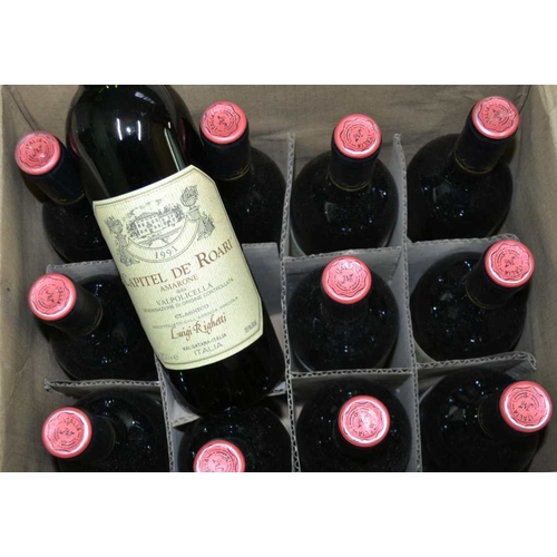 158 - Capitel de Roari 1991 Amarone delia Valplicela, 12 bottles