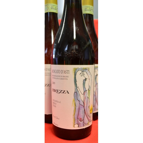 227 - Four bottles of Moscato d’Asti 2009, Brezza