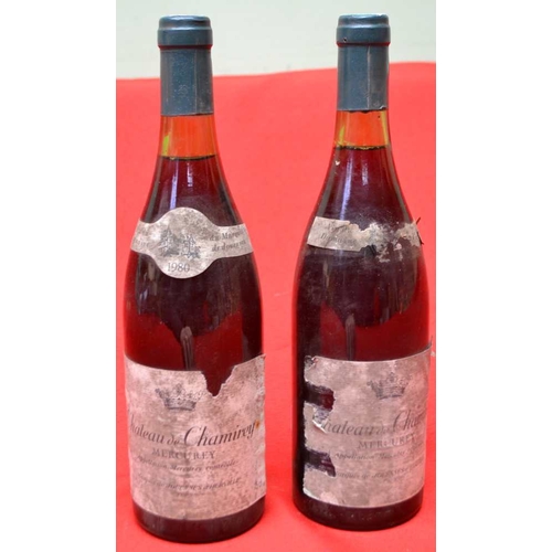 249 - 1980 Mercurey Ch de Chamirey, 2 bottles