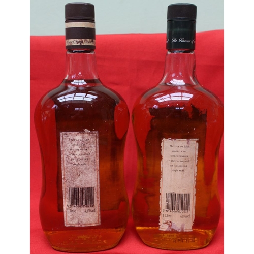 30 - Isle of Jura single malt scotch whisky aged 10 years. 1L (2)