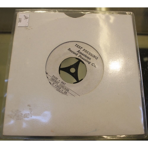 334 - Northern Soul 45rpm record (Test Pressing - Parkway), Chubby Checker, P-965-B 'You just don't know (... 