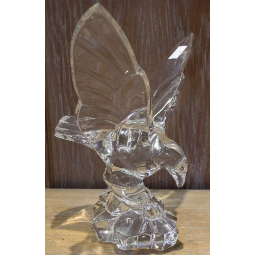 349 - A glass eagle ornament