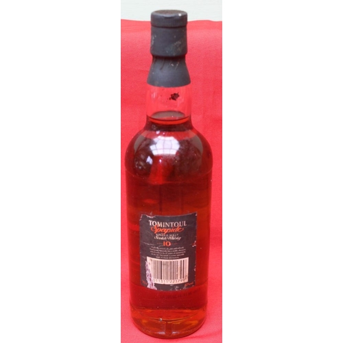 43 - Tomintoul Speyside single malt scotch whisky aged 10 years, 70cl 40%