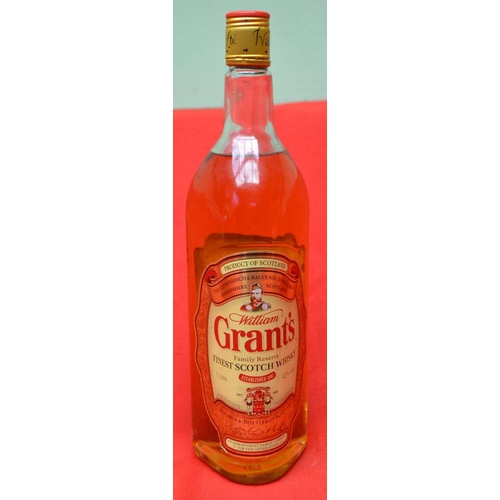 61 - Grants family reserve finest scotch whisky 1l 43%
 Ballantines finest scotch whisky 1l 43%