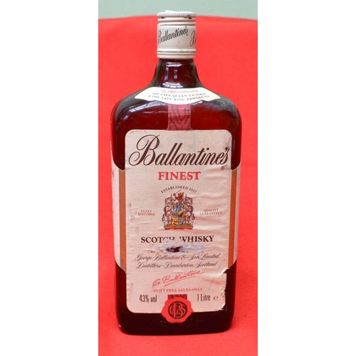 61 - Grants family reserve finest scotch whisky 1l 43%
 Ballantines finest scotch whisky 1l 43%