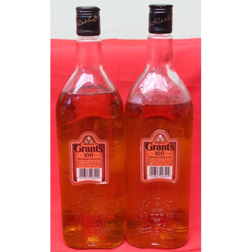 62 - Grant's superior strength scotch whisky 1l 50% (2)