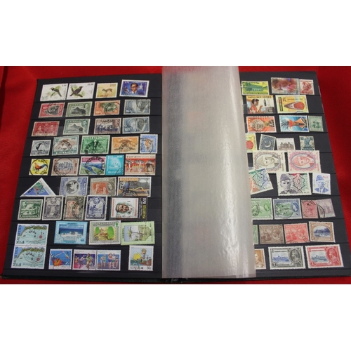 201 - World stamps in well filled large stockbook Commonwealth issues, including better