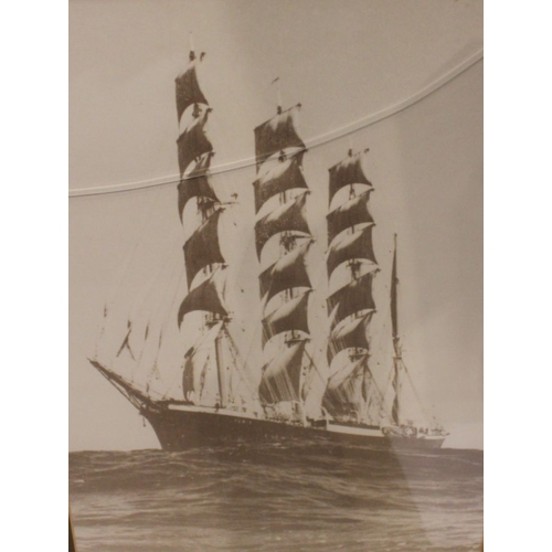 204 - Four framed and glazed photographic prints of sailing galleons (4) a/f