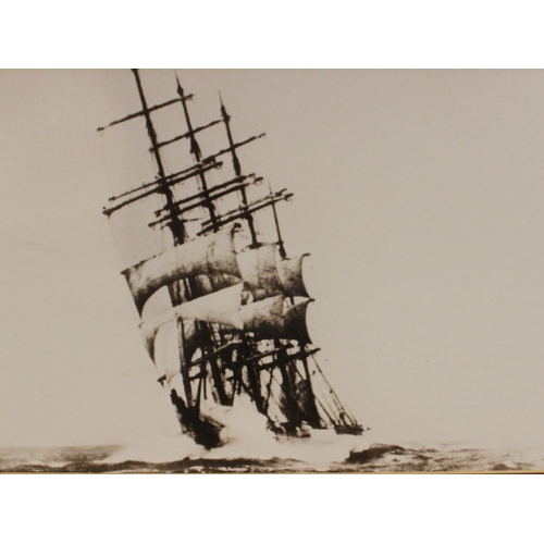 204 - Four framed and glazed photographic prints of sailing galleons (4) a/f