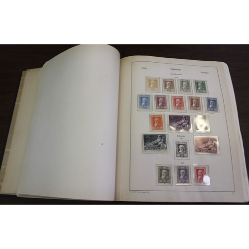 374 - Large & valuable printed album for Spain, good number of stamps, including better items