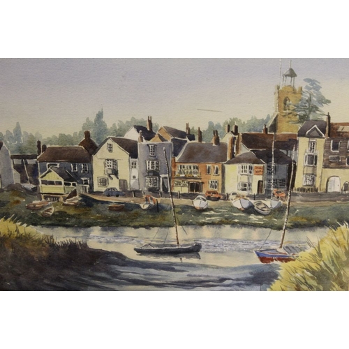 418 - Wiven Hoe, Essex, C J Goodchild, watercolour painting