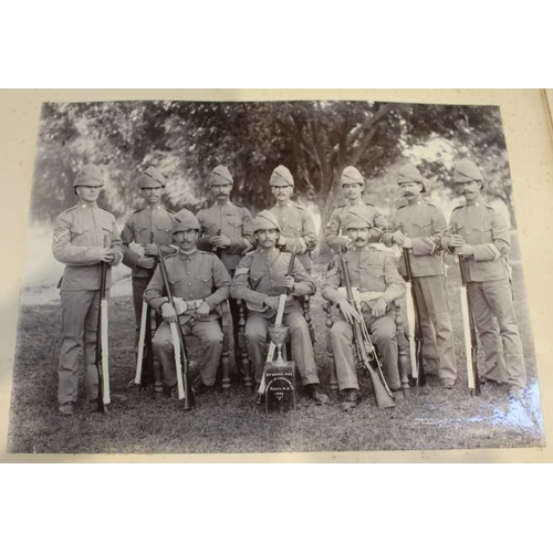 118 - Photograph albums including The Rifle Club, relating to Lt Herbert Grubb, 1900-1907 Serving with 2nd... 