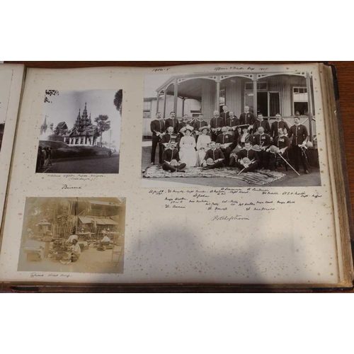 118 - Photograph albums including The Rifle Club, relating to Lt Herbert Grubb, 1900-1907 Serving with 2nd... 