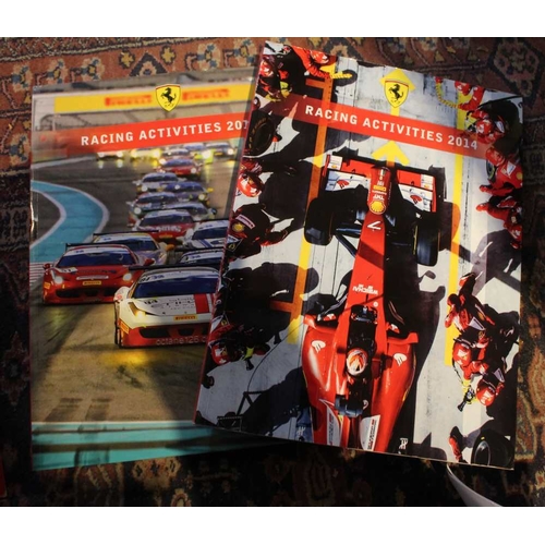 252 - A box containing a selection of Motoring books, to include Ferrari Challenge 2014 Racing Activities