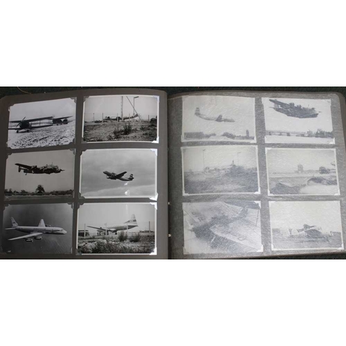 289 - A selection of photograph albums containing a huge selection of aviation photographs