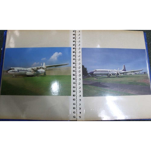 289 - A selection of photograph albums containing a huge selection of aviation photographs