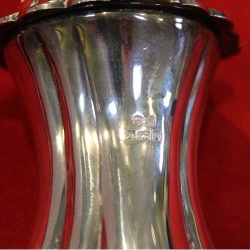 36 - A silver sugar caster, Birmingham 1964, 206g