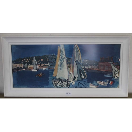 435 - Raoul Dufy, a limited edition print 'Drying The Sails'