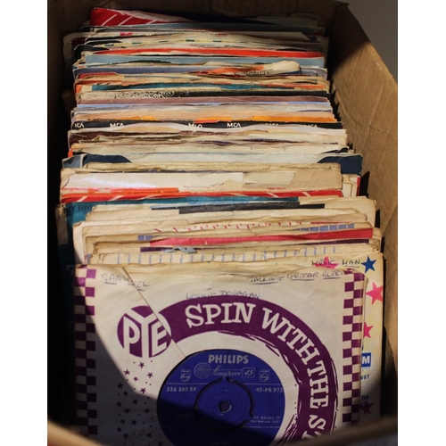 104 - A large selection of 45's to include Marty Wilde, Bryan Poole, The Batchelors etc