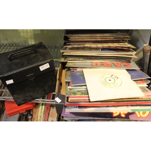 113 - A large selection of LP's from the 70's with some 45's