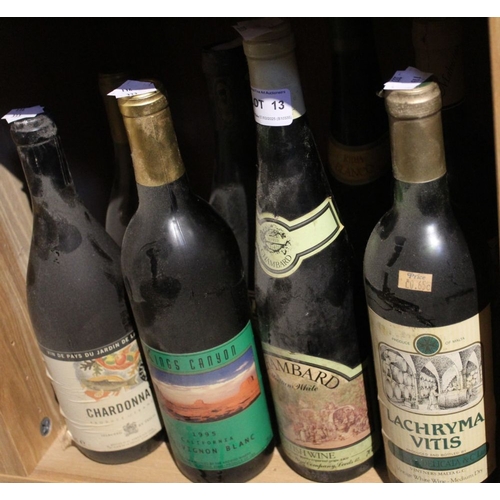 13 - Eight bottles of mixed white wines