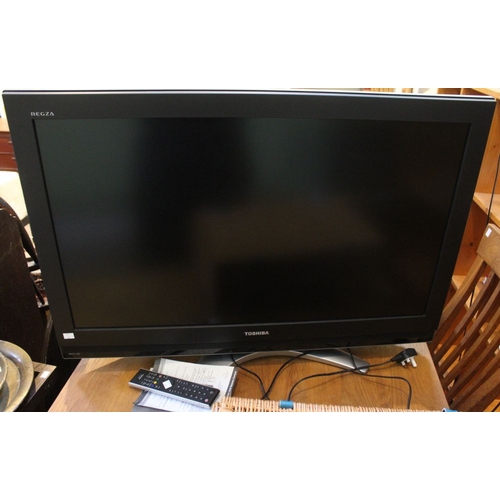 157 - A Toshiba Regza flat screen TV 36 inch with remote