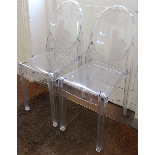 233 - A pair of Kartell Milano 'Victoria Ghost' chairs