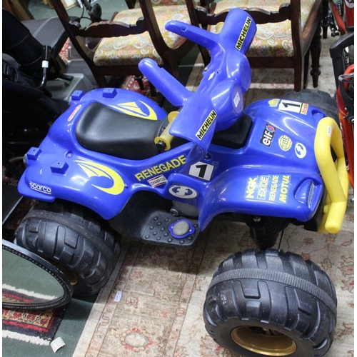 250 - Famoplay blue child's ATV/Tractor