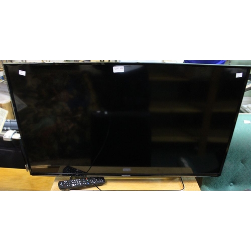 257 - A Panasonic flat screen TV with remote