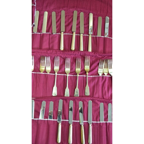 261 - A set of silver cutlery for twelve settings, fiddle pattern design, comprising 12 of each dinner for... 