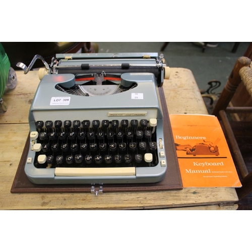 309 - An Imperial Typewriter, Model 7 in original case