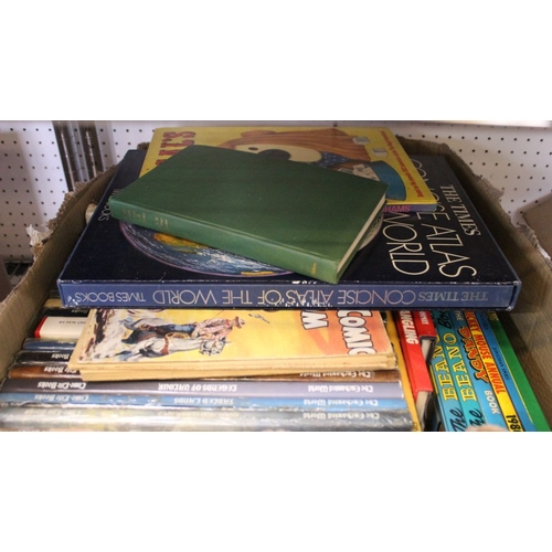 369 - A box containing a considerable collection of Annuals & books