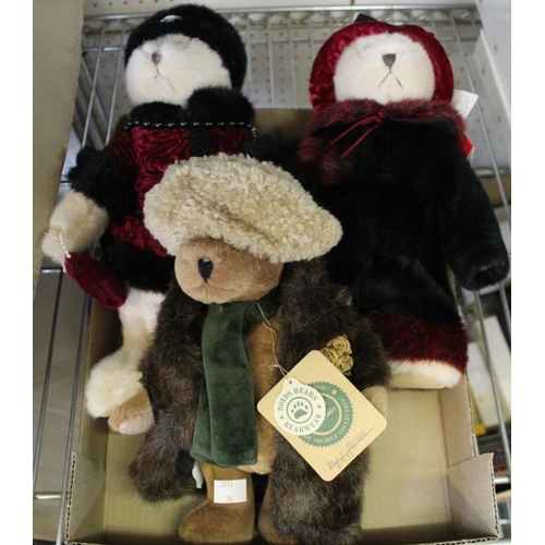 384 - Three Teddy Bears in Russian costume, includes 