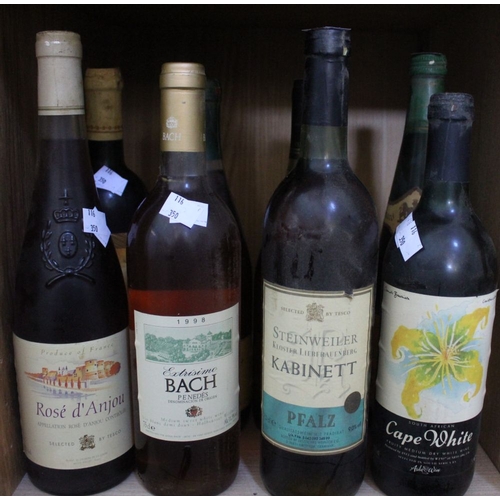 45 - Eight mixed bottles of white wines