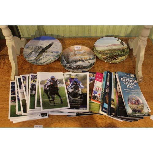 82 - A wide selection of Horse Racing Cards, to include the cancelled Becher Chase Day, Aintree, St Ledge... 